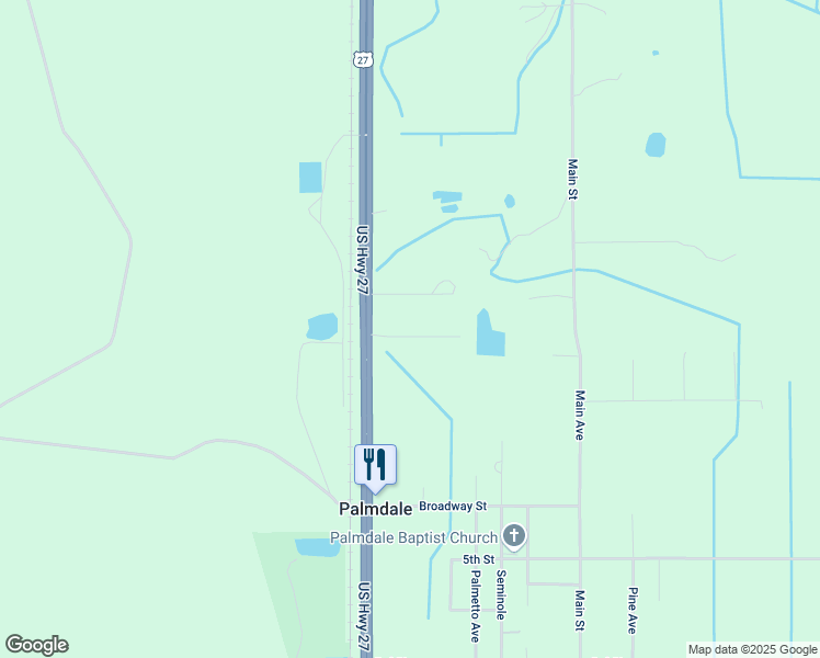 map of restaurants, bars, coffee shops, grocery stores, and more near 1095 Easy Street Northwest in Palmdale