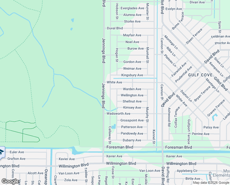 map of restaurants, bars, coffee shops, grocery stores, and more near 5291 Hoffman Street in Port Charlotte