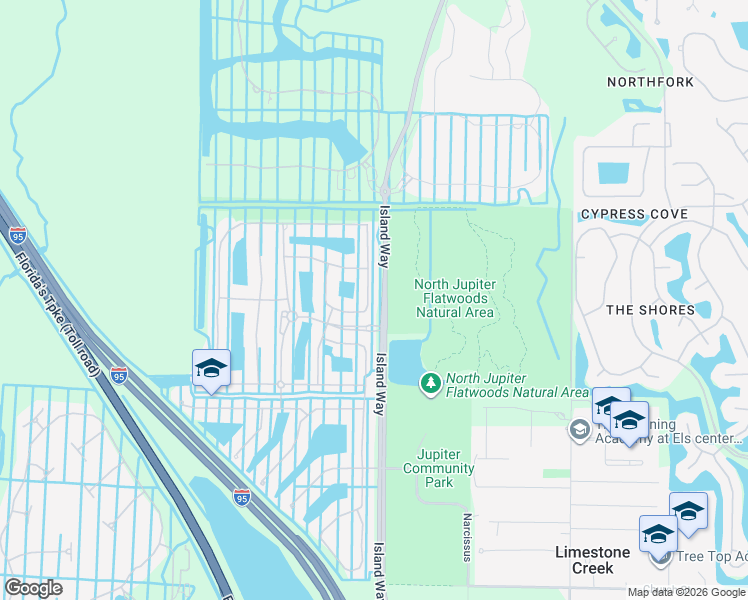 map of restaurants, bars, coffee shops, grocery stores, and more near 169 Porgee Rock Place in Jupiter
