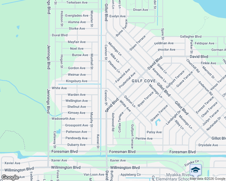 map of restaurants, bars, coffee shops, grocery stores, and more near 5195 Dayton Lane in Port Charlotte