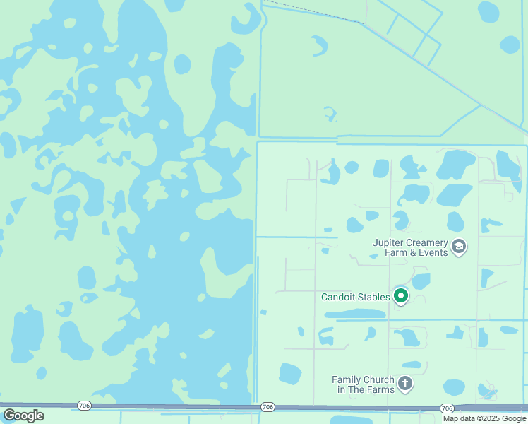 map of restaurants, bars, coffee shops, grocery stores, and more near in Jupiter
