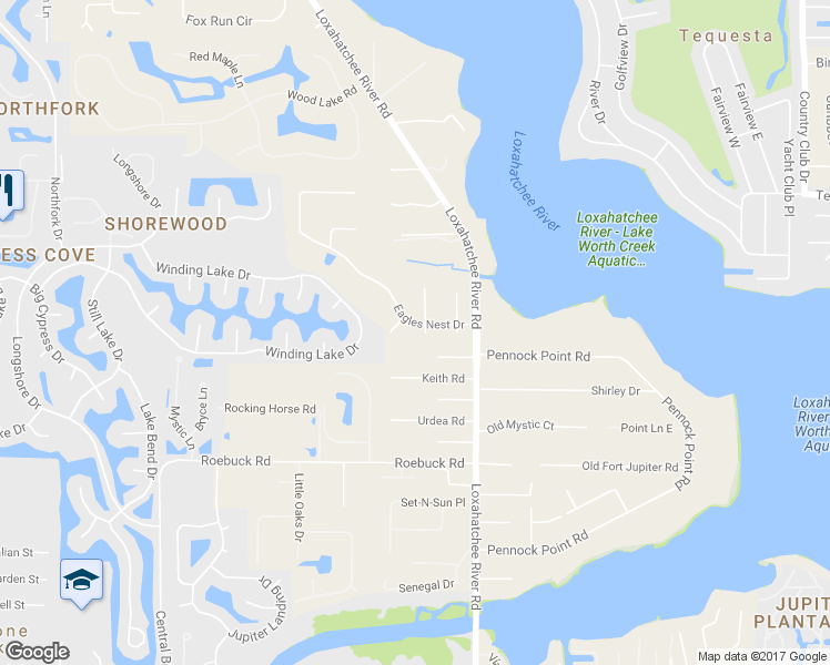 map of restaurants, bars, coffee shops, grocery stores, and more near 18815 South Golden Hawk Trail in Jupiter