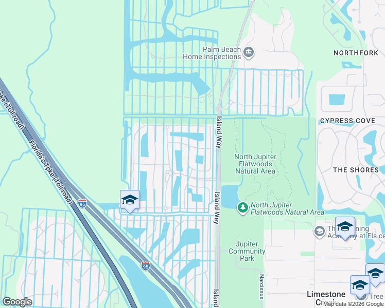 map of restaurants, bars, coffee shops, grocery stores, and more near 238 Porgee Rock Place in Jupiter