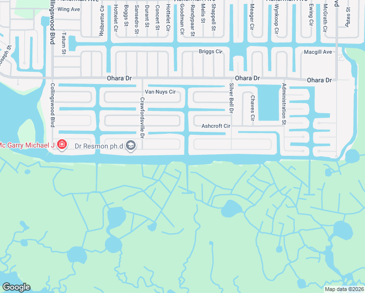 map of restaurants, bars, coffee shops, grocery stores, and more near 18606 Arapahoe Circle in Port Charlotte