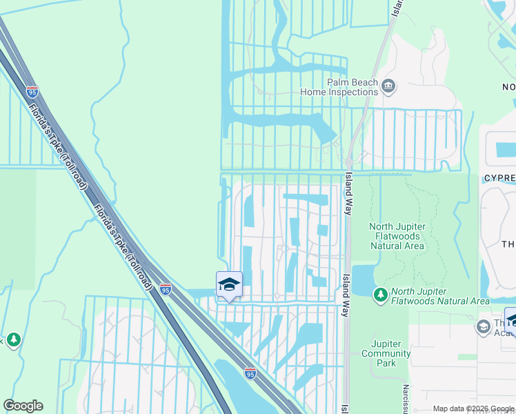 map of restaurants, bars, coffee shops, grocery stores, and more near 122 Andros Harbour Place in Jupiter