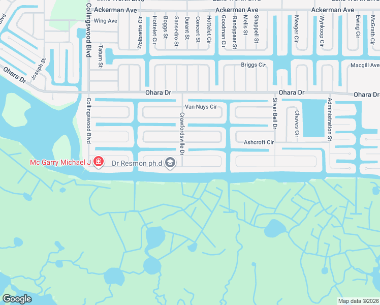 map of restaurants, bars, coffee shops, grocery stores, and more near 18718 Arapahoe Circle in Port Charlotte