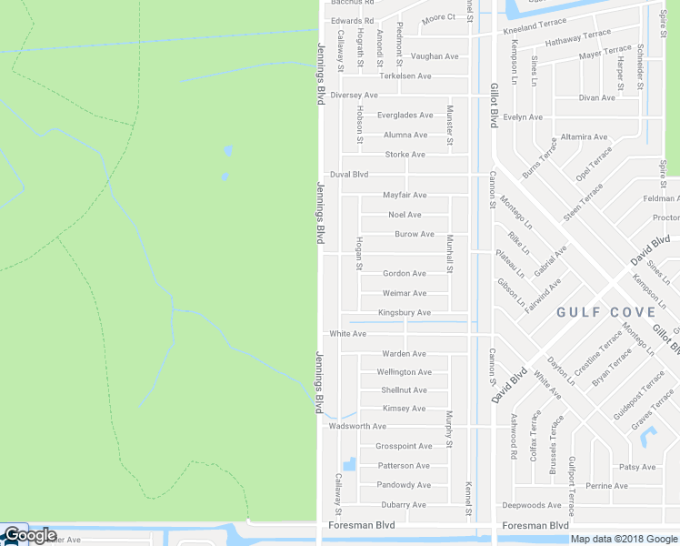 map of restaurants, bars, coffee shops, grocery stores, and more near 5153 Callaway Street in Port Charlotte