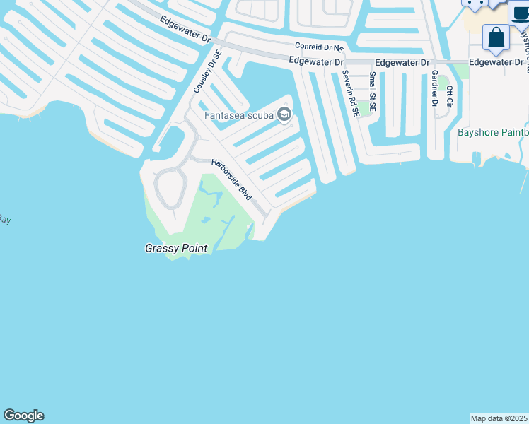 map of restaurants, bars, coffee shops, grocery stores, and more near 21500 Harborside Blvd in Port Charlotte