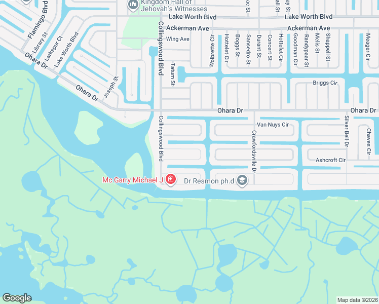 map of restaurants, bars, coffee shops, grocery stores, and more near 18075 Eau Gallie Circle in Port Charlotte