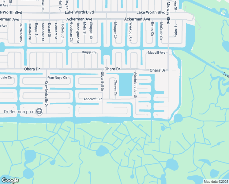 map of restaurants, bars, coffee shops, grocery stores, and more near 5193 Chaves Circle in Port Charlotte