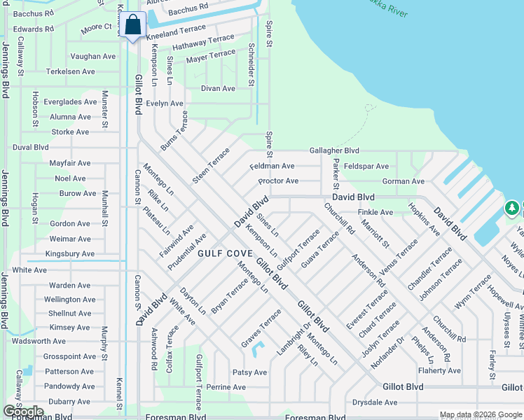 map of restaurants, bars, coffee shops, grocery stores, and more near 5164 Anderson Road in Port Charlotte