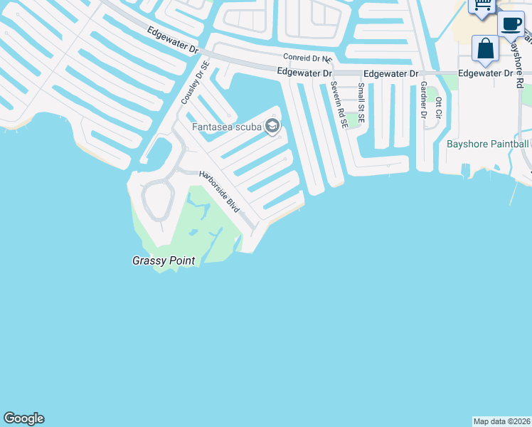 map of restaurants, bars, coffee shops, grocery stores, and more near 21450 Harborside Boulevard in Port Charlotte