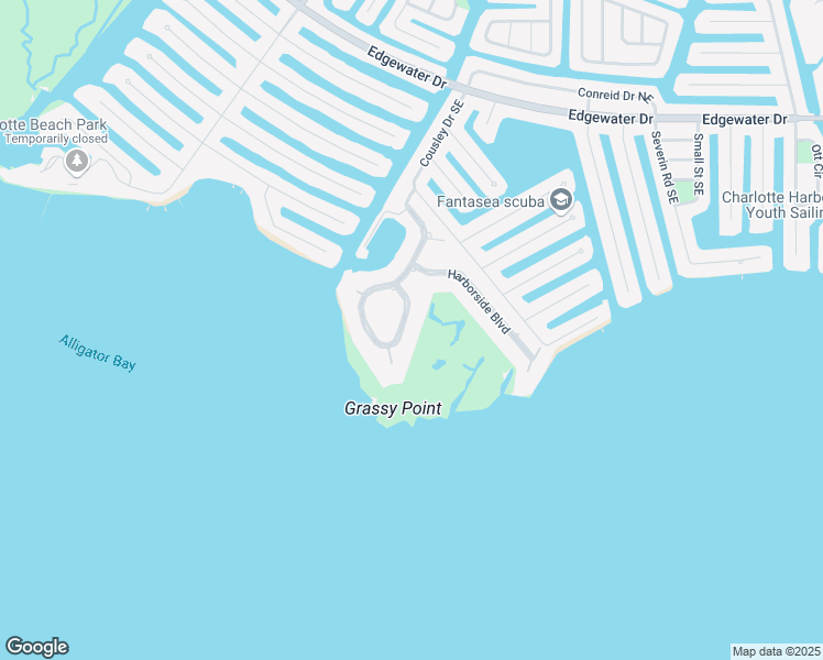 map of restaurants, bars, coffee shops, grocery stores, and more near 4661 Grassy Point Boulevard in Port Charlotte