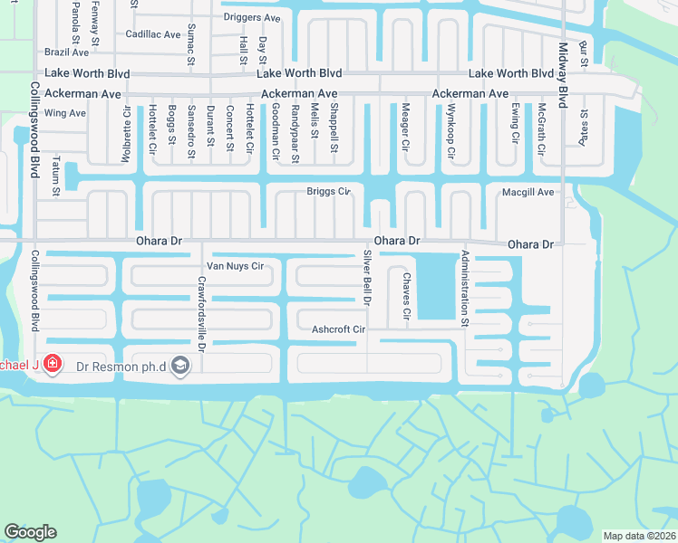 map of restaurants, bars, coffee shops, grocery stores, and more near 18523 Fort Smith Circle in Port Charlotte