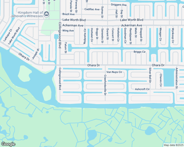 map of restaurants, bars, coffee shops, grocery stores, and more near 18311 Van Nuys Circle in Port Charlotte