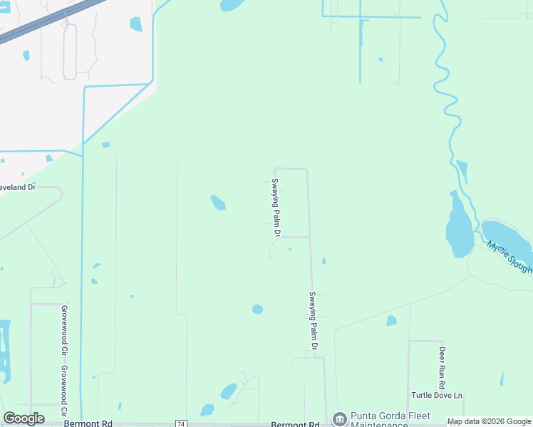 map of restaurants, bars, coffee shops, grocery stores, and more near 5344 Swaying Palm Drive in Punta Gorda