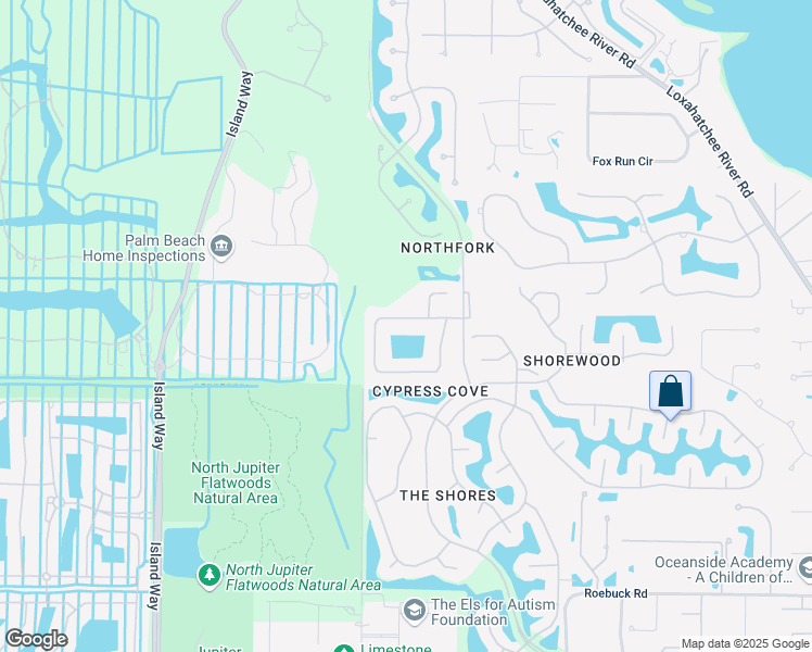 map of restaurants, bars, coffee shops, grocery stores, and more near 6798 Cypress Cove Circle in Jupiter