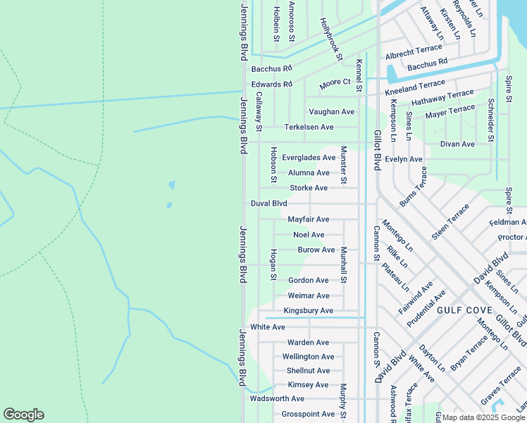map of restaurants, bars, coffee shops, grocery stores, and more near 12050 Mayfair Avenue in Port Charlotte