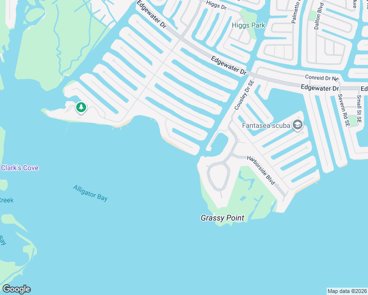 map of restaurants, bars, coffee shops, grocery stores, and more near 137 Creek Drive Southeast in Port Charlotte