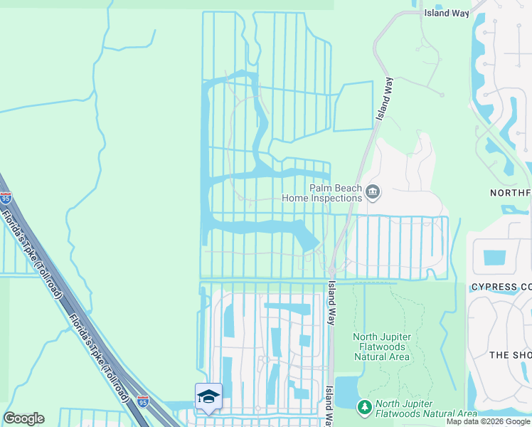 map of restaurants, bars, coffee shops, grocery stores, and more near 7512 Southeast Bridgewater Drive in Jupiter