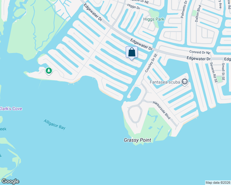 map of restaurants, bars, coffee shops, grocery stores, and more near 137 Creek Drive Southeast in Port Charlotte