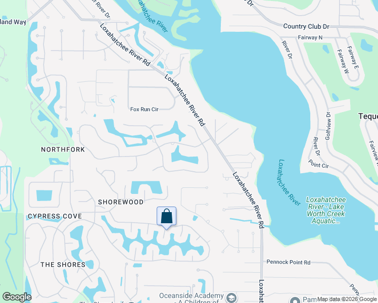map of restaurants, bars, coffee shops, grocery stores, and more near 6080 Wood Lake Road in Jupiter