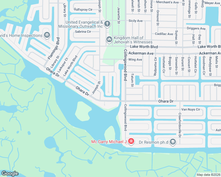 map of restaurants, bars, coffee shops, grocery stores, and more near 4474 Bayview Street in Port Charlotte