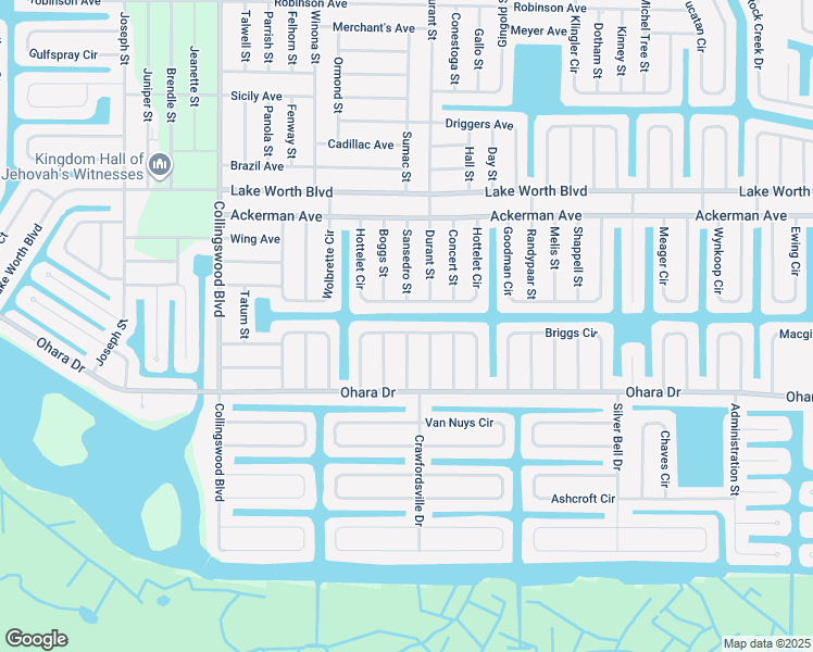 map of restaurants, bars, coffee shops, grocery stores, and more near 18310 Burkholder Circle in Port Charlotte