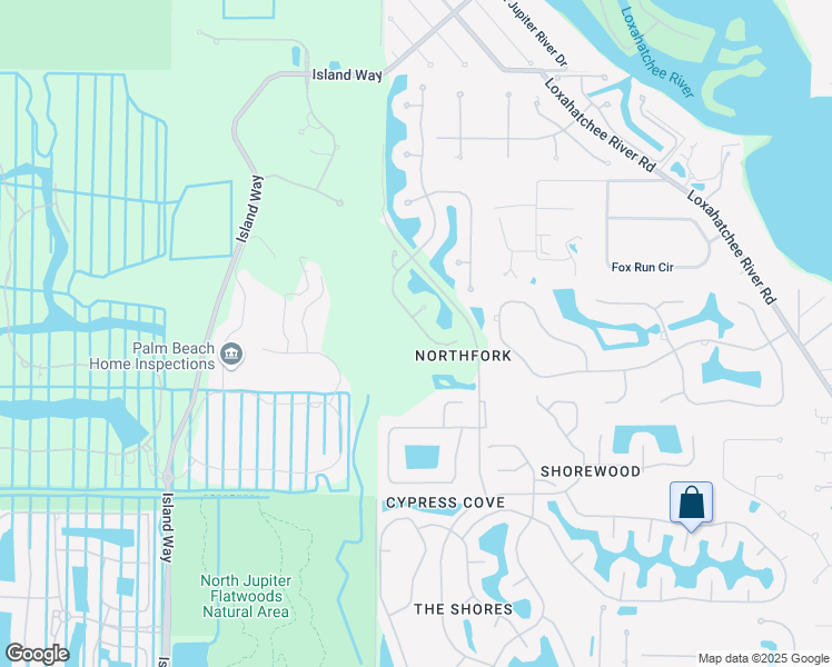 map of restaurants, bars, coffee shops, grocery stores, and more near 125 North River Drive West in Jupiter