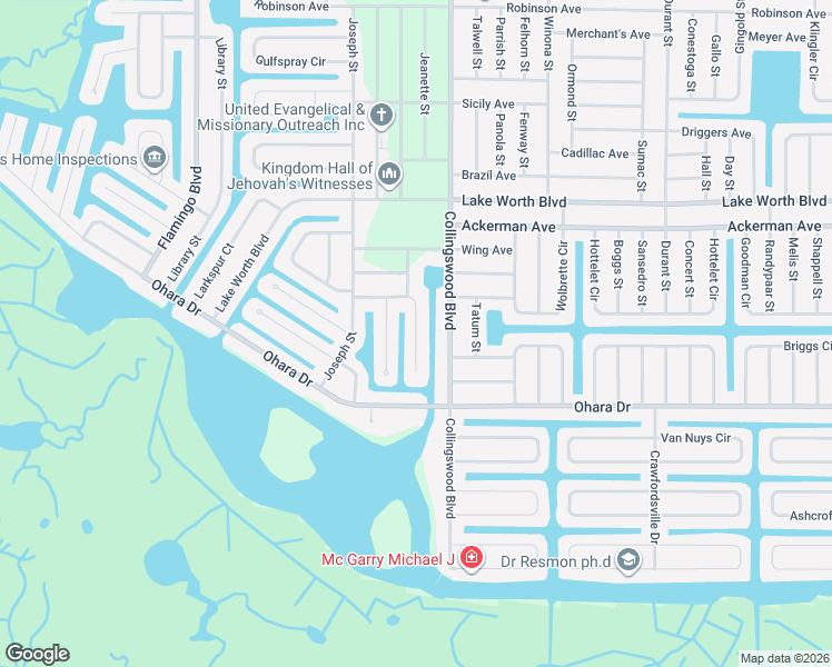 map of restaurants, bars, coffee shops, grocery stores, and more near 4418 Bayview Street in Port Charlotte