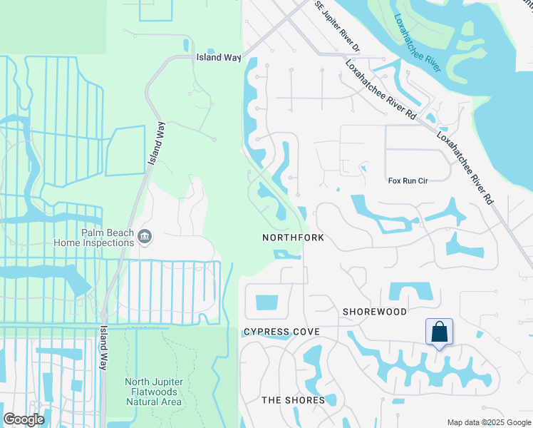 map of restaurants, bars, coffee shops, grocery stores, and more near 125 North River Drive West in Jupiter
