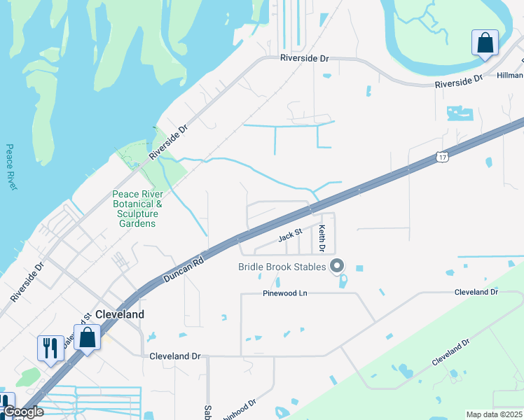 map of restaurants, bars, coffee shops, grocery stores, and more near 6630 Orange Blossom Lane in Punta Gorda
