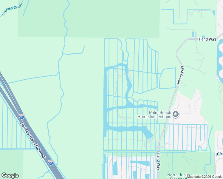 map of restaurants, bars, coffee shops, grocery stores, and more near 7042 Southeast Bridgewater Drive in Jupiter