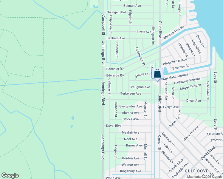 map of restaurants, bars, coffee shops, grocery stores, and more near 12049 Terkelsen Avenue in Port Charlotte