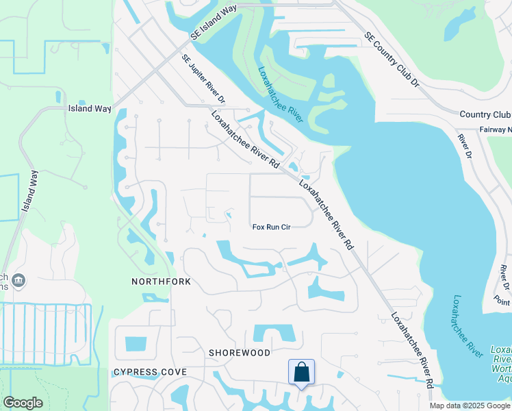 map of restaurants, bars, coffee shops, grocery stores, and more near 6432 Fox Run Circle in Jupiter