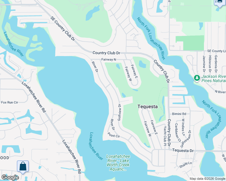 map of restaurants, bars, coffee shops, grocery stores, and more near 222 Golfview Drive in Jupiter