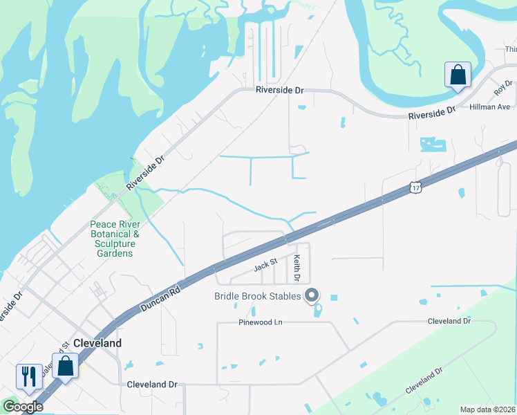 map of restaurants, bars, coffee shops, grocery stores, and more near 6720 Villaview Drive in Punta Gorda