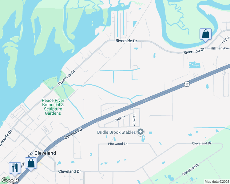 map of restaurants, bars, coffee shops, grocery stores, and more near 6720 Villaview Drive in Punta Gorda