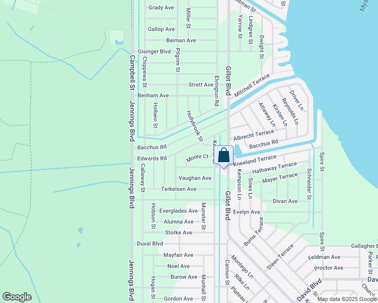 map of restaurants, bars, coffee shops, grocery stores, and more near 12153 Edwards Road in Port Charlotte