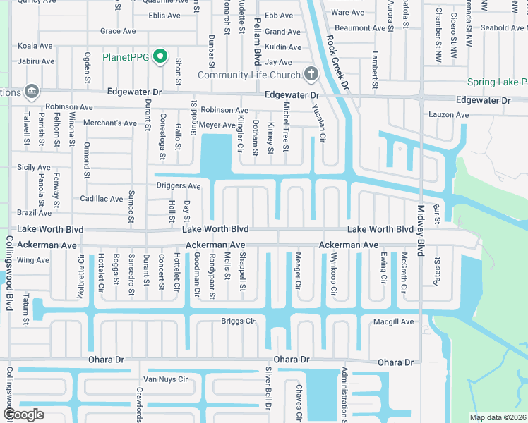 map of restaurants, bars, coffee shops, grocery stores, and more near 18656 Alphonse Circle in Port Charlotte