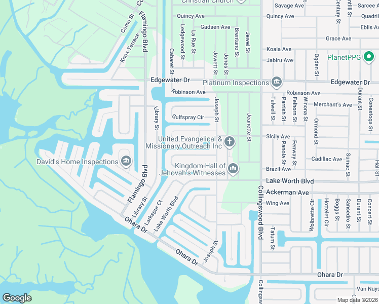 map of restaurants, bars, coffee shops, grocery stores, and more near 17364 Sabrina Circle in Port Charlotte