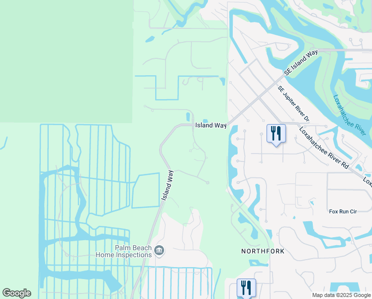 map of restaurants, bars, coffee shops, grocery stores, and more near 8171 SE Grassy Hollow Trail in Jupiter