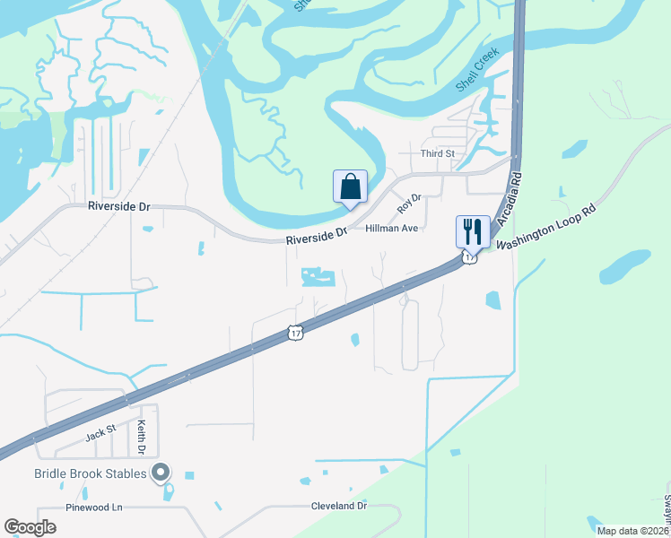 map of restaurants, bars, coffee shops, grocery stores, and more near 4451 Duncan Road in Punta Gorda