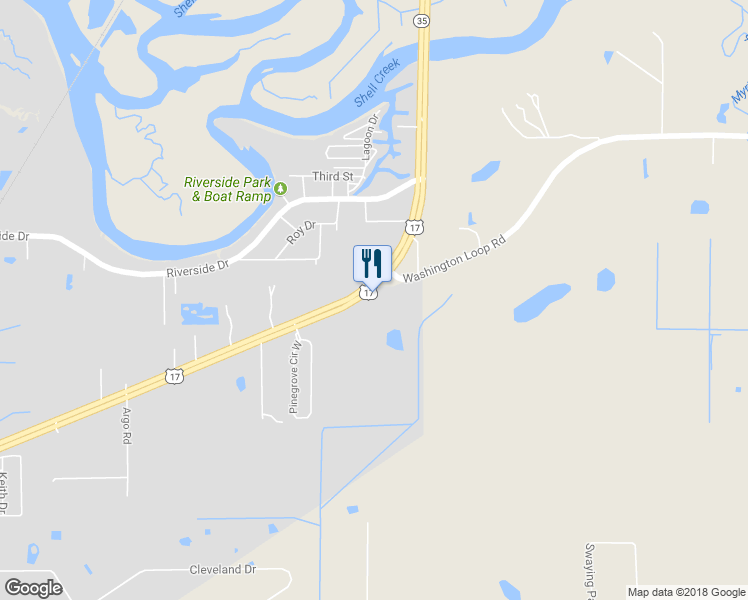 map of restaurants, bars, coffee shops, grocery stores, and more near 4214 Duncan Road in Punta Gorda