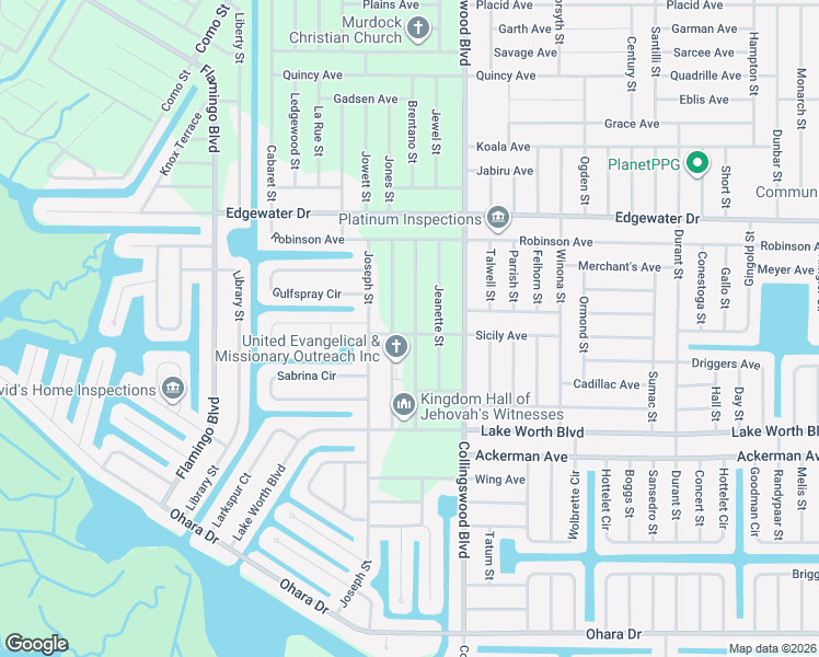 map of restaurants, bars, coffee shops, grocery stores, and more near 17492 Sicily Avenue in Port Charlotte