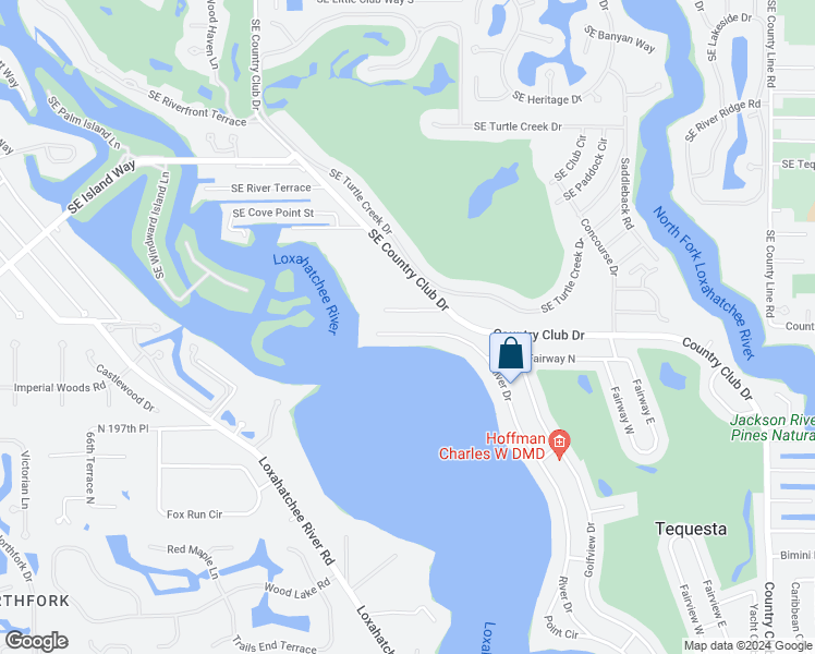 map of restaurants, bars, coffee shops, grocery stores, and more near 332 River Drive in Jupiter