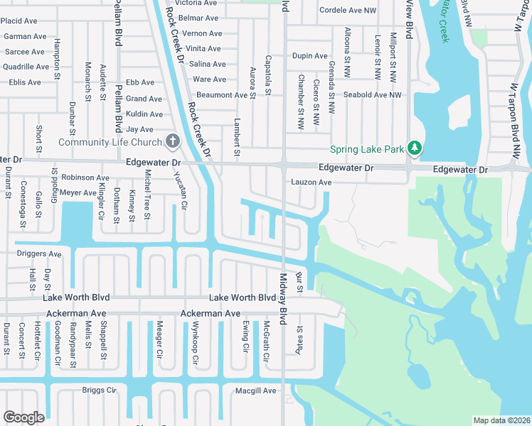map of restaurants, bars, coffee shops, grocery stores, and more near 19293 Abhenry Circle in Port Charlotte