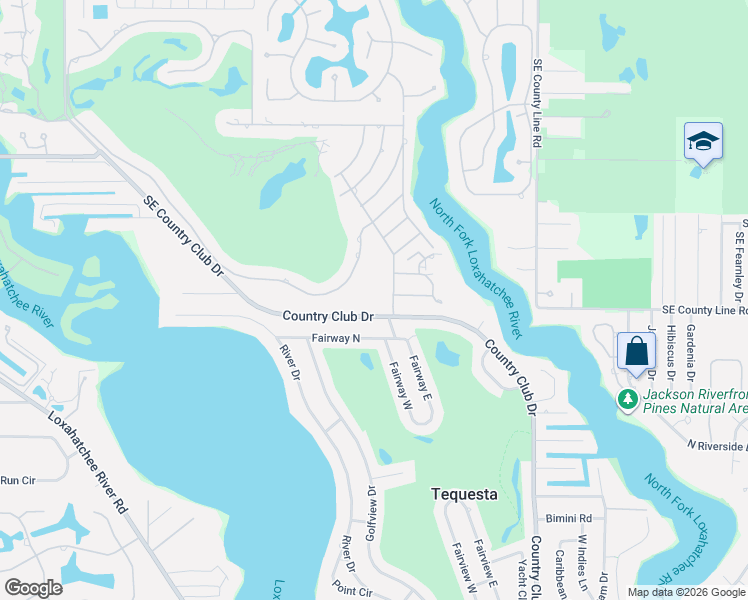 map of restaurants, bars, coffee shops, grocery stores, and more near 206 SE Turtle Creek Dr in Tequesta