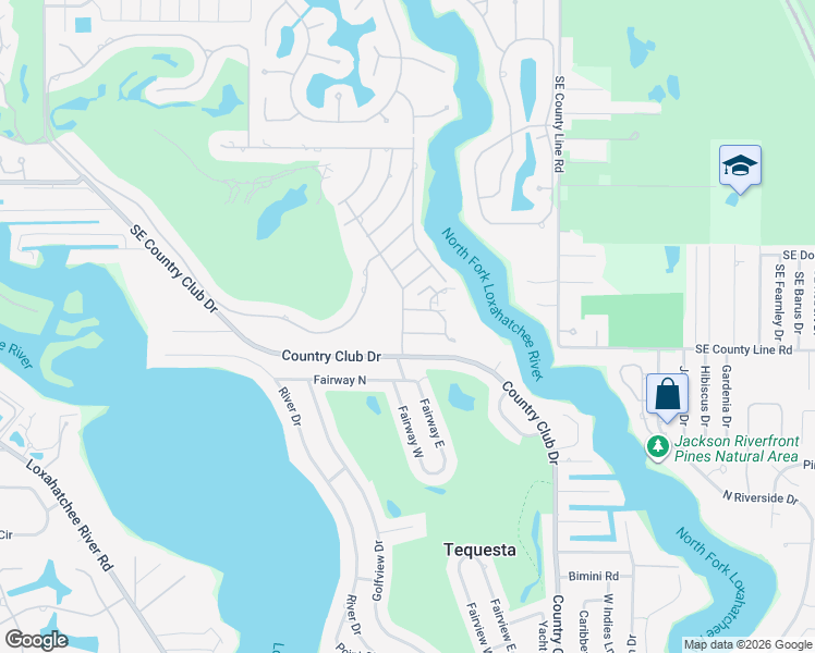 map of restaurants, bars, coffee shops, grocery stores, and more near 10351 Southeast Leatherback Terrace in Tequesta