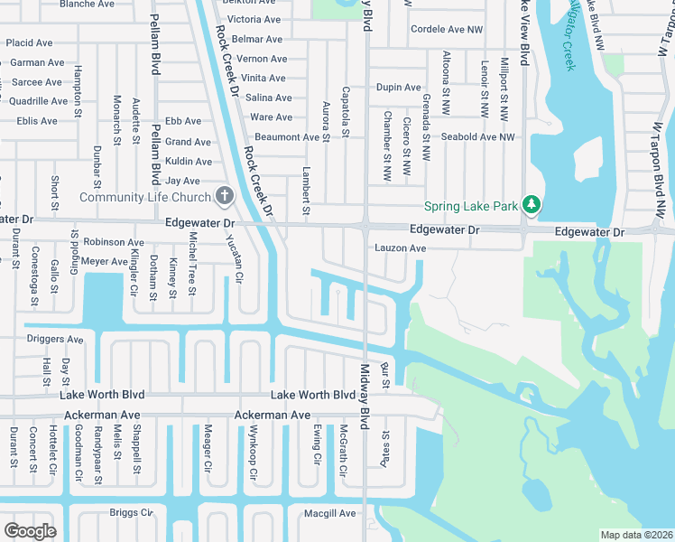 map of restaurants, bars, coffee shops, grocery stores, and more near 19293 Abhenry Circle in Port Charlotte
